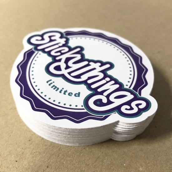 Die Cut Stickers - Professionaly printed by Stickythings Limited